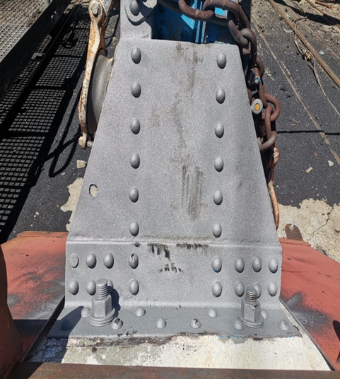 Sandblasting on Headgear Legs
